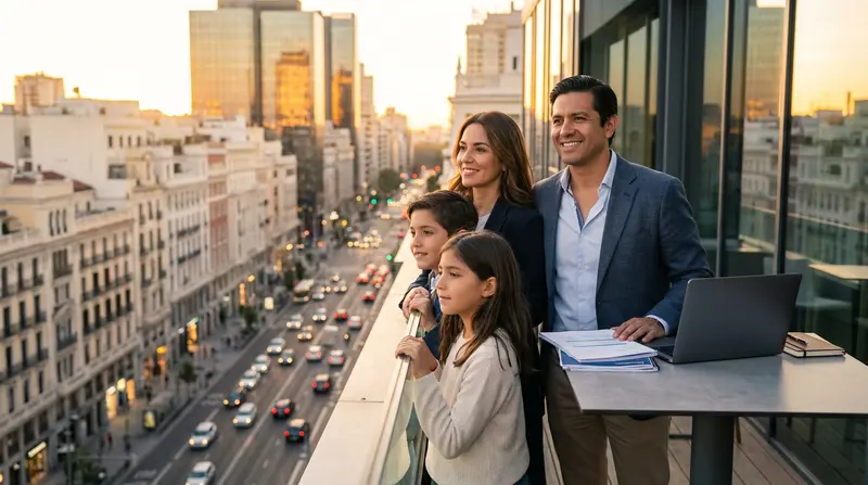 Empresario latino exitoso establecido en España