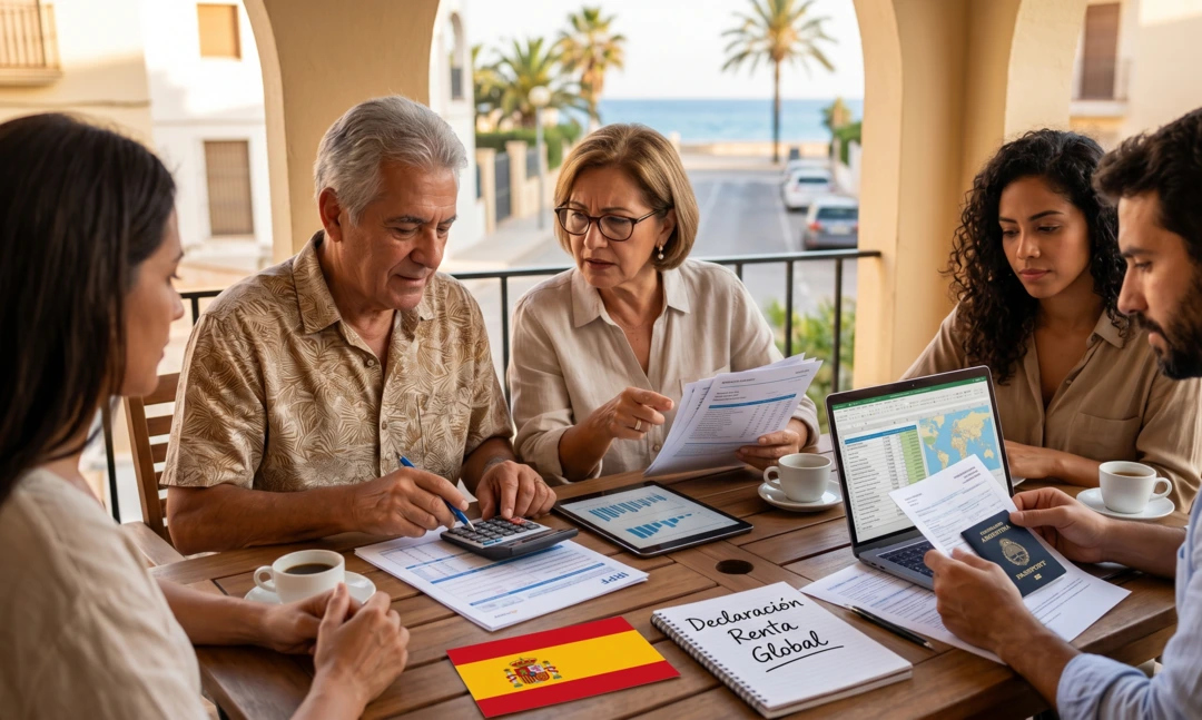 rentas del residente no lucrativo en España, tributación del residente no lucrativo, modelo 720 para residente no lucrativo, declarar renta extranjera para residente no lucrativo, convenio de doble imposición,